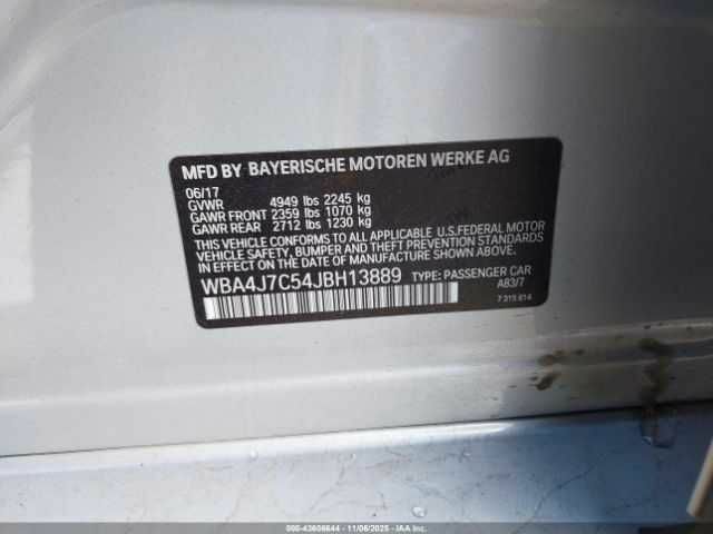 Серый БМВ 4 Серия, объемом двигателя 3 л и пробегом 26 тыс. км за 7000 $, фото 8 на Automoto.ua