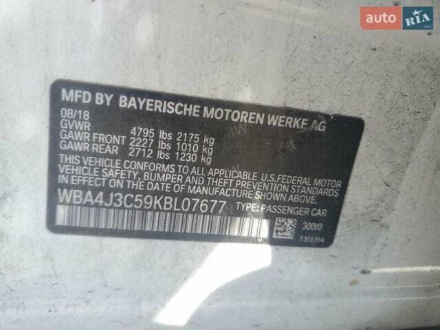 Синий БМВ 4 Серия, объемом двигателя 2 л и пробегом 80 тыс. км за 3200 $, фото 11 на Automoto.ua