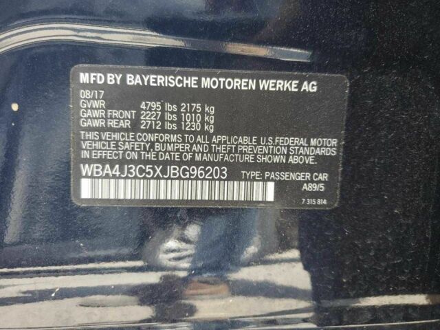 Синий БМВ 4 Серия, объемом двигателя 2 л и пробегом 71 тыс. км за 4000 $, фото 11 на Automoto.ua