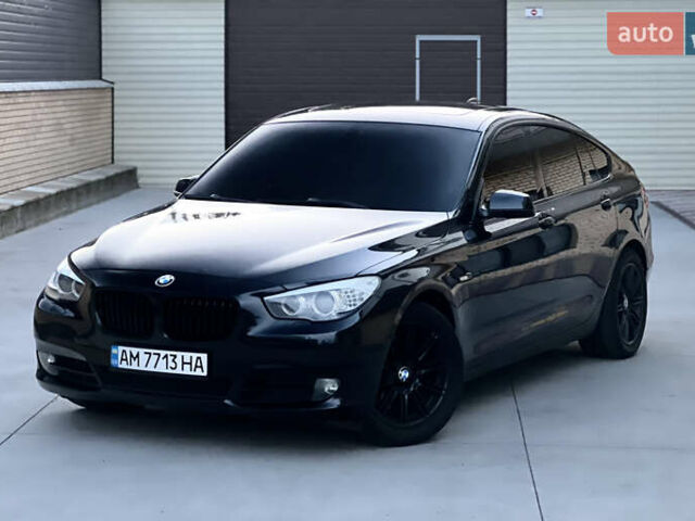 Черный БМВ 5 Серия ГТ, объемом двигателя 2.99 л и пробегом 370 тыс. км за 13699 $, фото 1 на Automoto.ua