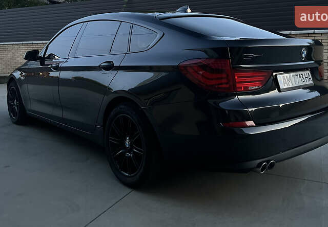 Черный БМВ 5 Серия ГТ, объемом двигателя 2.99 л и пробегом 370 тыс. км за 13699 $, фото 3 на Automoto.ua