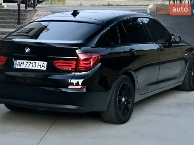 Черный БМВ 5 Серия ГТ, объемом двигателя 2.99 л и пробегом 370 тыс. км за 13699 $, фото 2 на Automoto.ua