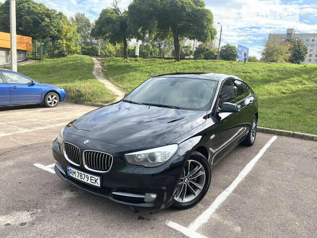 Черный БМВ 5 Серия ГТ, объемом двигателя 3 л и пробегом 307 тыс. км за 19000 $, фото 3 на Automoto.ua