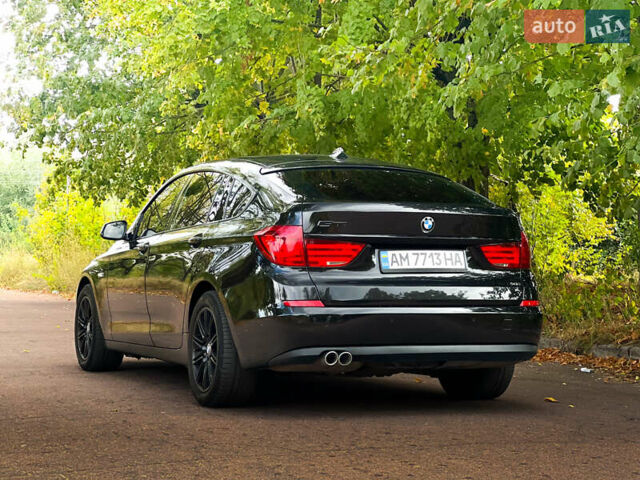Черный БМВ 5 Серия ГТ, объемом двигателя 3 л и пробегом 330 тыс. км за 15800 $, фото 9 на Automoto.ua