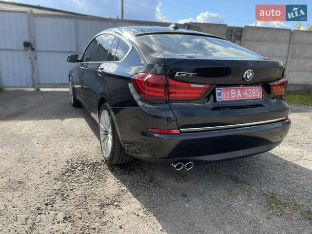 Черный БМВ 5 Серия ГТ, объемом двигателя 2 л и пробегом 194 тыс. км за 22300 $, фото 5 на Automoto.ua