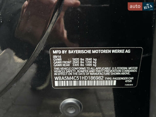 Чорний БМВ 5 Серія ГТ, об'ємом двигуна 3 л та пробігом 113 тис. км за 21500 $, фото 42 на Automoto.ua
