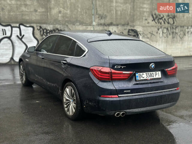 Синий БМВ 5 Серия ГТ, объемом двигателя 3 л и пробегом 192 тыс. км за 22500 $, фото 3 на Automoto.ua