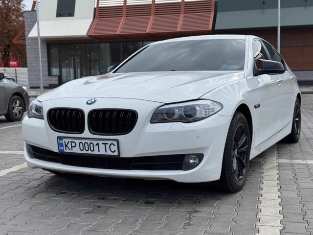 Белый БМВ 5 Серия, объемом двигателя 2 л и пробегом 180 тыс. км за 13300 $, фото 1 на Automoto.ua