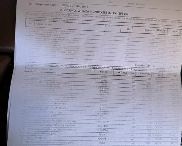 Белый БМВ 5 Серия, объемом двигателя 2 л и пробегом 157 тыс. км за 16700 $, фото 31 на Automoto.ua