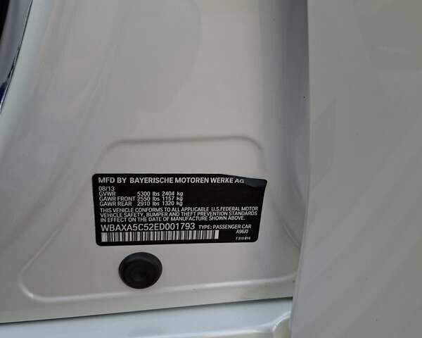 Белый БМВ 5 Серия, объемом двигателя 2.99 л и пробегом 150 тыс. км за 21000 $, фото 6 на Automoto.ua