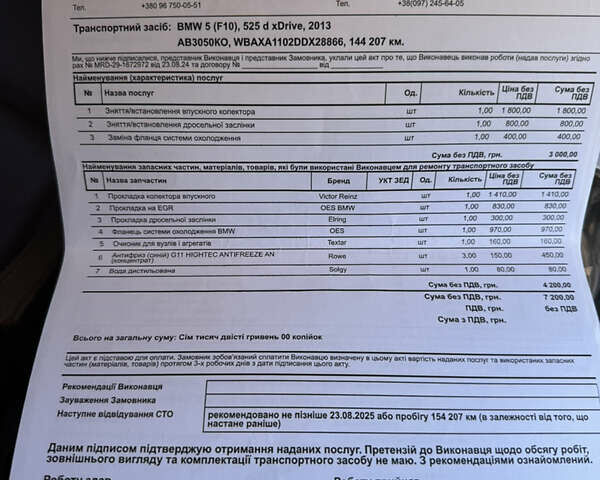 Белый БМВ 5 Серия, объемом двигателя 2 л и пробегом 157 тыс. км за 16700 $, фото 29 на Automoto.ua