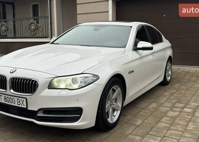 Белый БМВ 5 Серия, объемом двигателя 2 л и пробегом 241 тыс. км за 19000 $, фото 1 на Automoto.ua