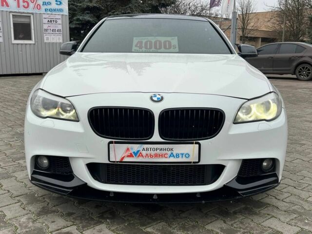 Белый БМВ 5 Серия, объемом двигателя 2 л и пробегом 263 тыс. км за 16000 $, фото 1 на Automoto.ua