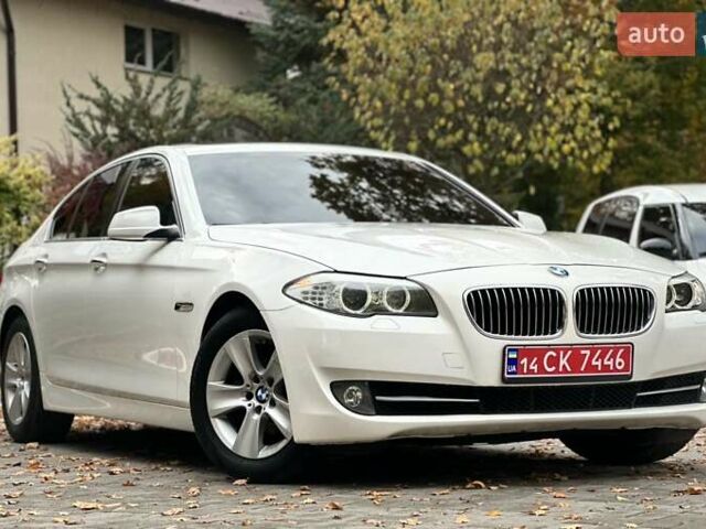 Белый БМВ 5 Серия, объемом двигателя 2 л и пробегом 125 тыс. км за 13499 $, фото 12 на Automoto.ua