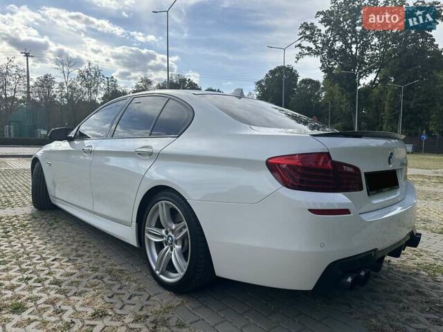 Белый БМВ 5 Серия, объемом двигателя 3 л и пробегом 185 тыс. км за 19500 $, фото 3 на Automoto.ua