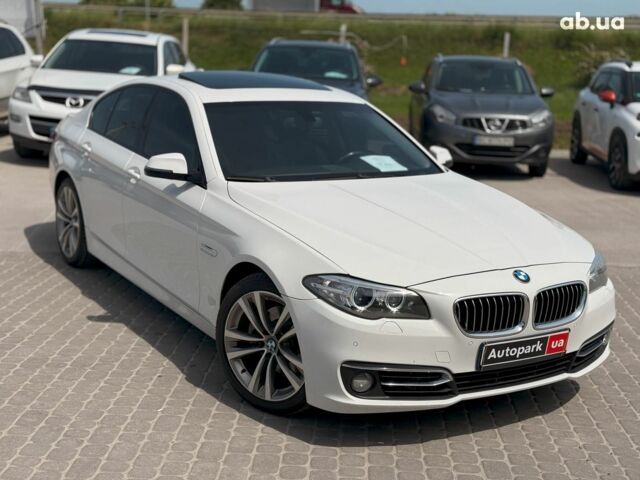 БМВ 5 Серия 2016 в Львове на Automoto.ua Белый БМВ 5 Серия, объемом двигателя 2 л и пробегом 222 тыс. км за 15490 $, фото 3 на Automoto.ua