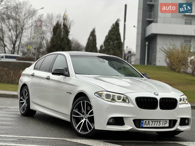 Белый БМВ 5 Серия, объемом двигателя 3 л и пробегом 156 тыс. км за 20499 $, фото 1 на Automoto.ua
