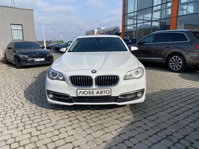Белый БМВ 5 Серия, объемом двигателя 2 л и пробегом 219 тыс. км за 16200 $, фото 1 на Automoto.ua