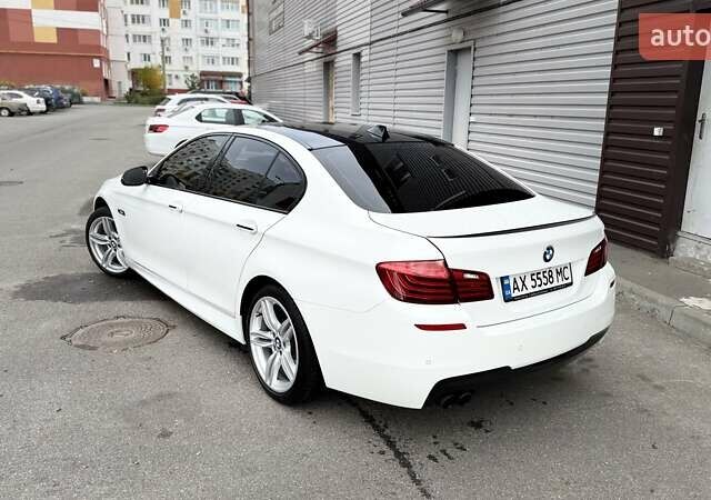 Белый БМВ 5 Серия, объемом двигателя 2 л и пробегом 196 тыс. км за 19500 $, фото 2 на Automoto.ua