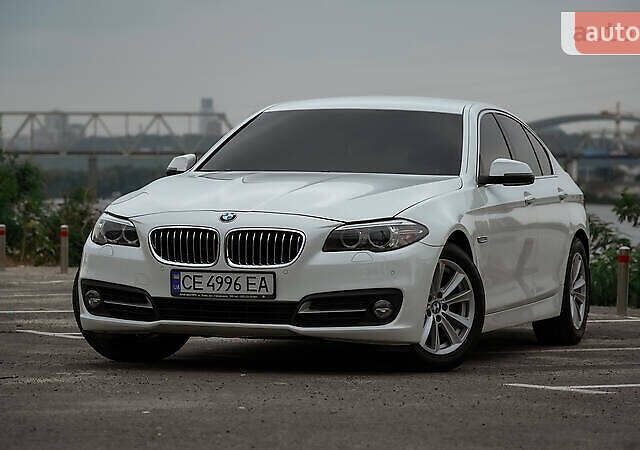 Белый БМВ 5 Серия, объемом двигателя 2 л и пробегом 172 тыс. км за 16700 $, фото 1 на Automoto.ua