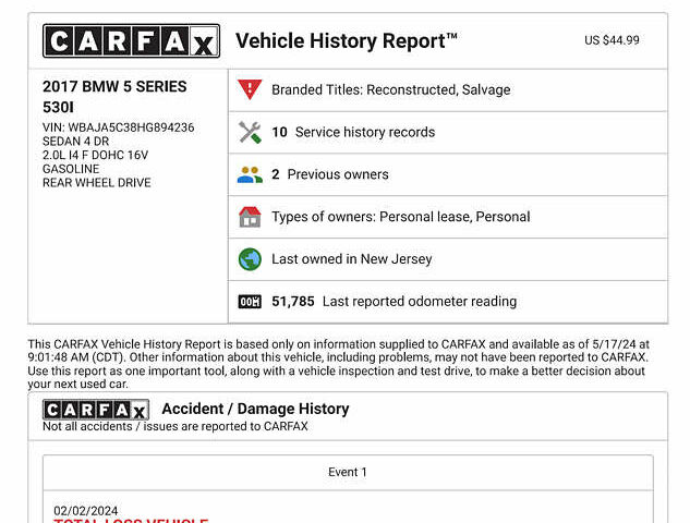 Белый БМВ 5 Серия, объемом двигателя 2 л и пробегом 83 тыс. км за 28800 $, фото 72 на Automoto.ua