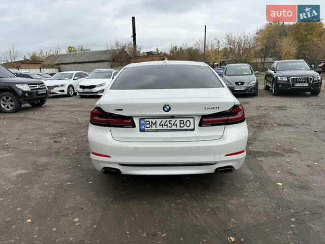 Белый БМВ 5 Серия, объемом двигателя 3 л и пробегом 132 тыс. км за 31500 $, фото 6 на Automoto.ua