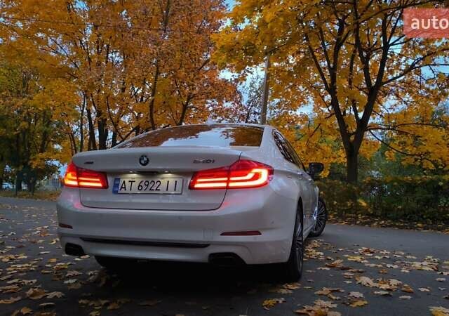 Белый БМВ 5 Серия, объемом двигателя 3 л и пробегом 211 тыс. км за 26900 $, фото 5 на Automoto.ua