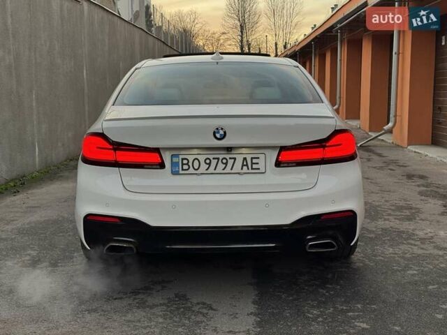 Белый БМВ 5 Серия, объемом двигателя 3 л и пробегом 157 тыс. км за 35499 $, фото 4 на Automoto.ua