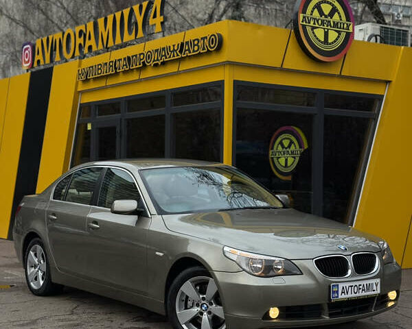 Бежевий БМВ 5 Серія, об'ємом двигуна 3 л та пробігом 174 тис. км за 8400 $, фото 2 на Automoto.ua