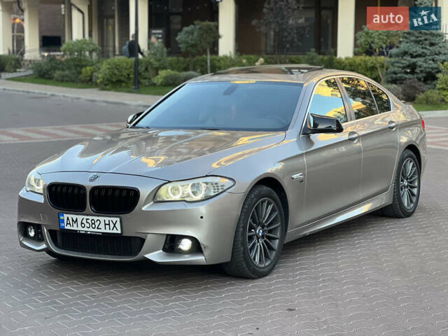 Бежевый БМВ 5 Серия, объемом двигателя 3 л и пробегом 253 тыс. км за 12500 $, фото 4 на Automoto.ua