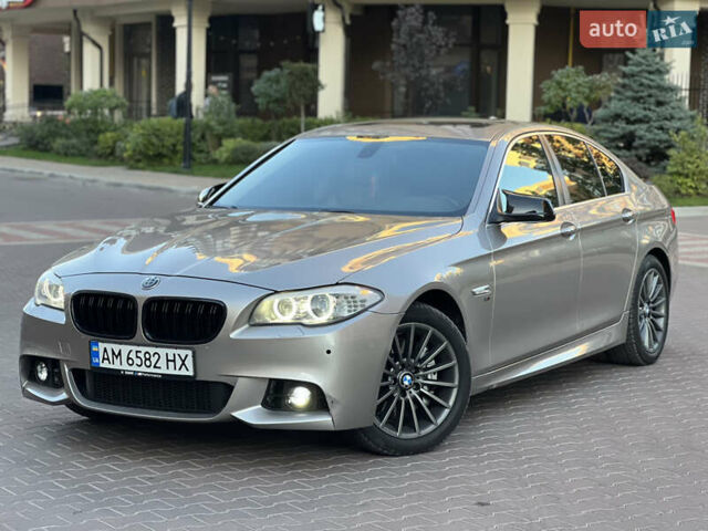 Бежевый БМВ 5 Серия, объемом двигателя 3 л и пробегом 253 тыс. км за 12500 $, фото 1 на Automoto.ua
