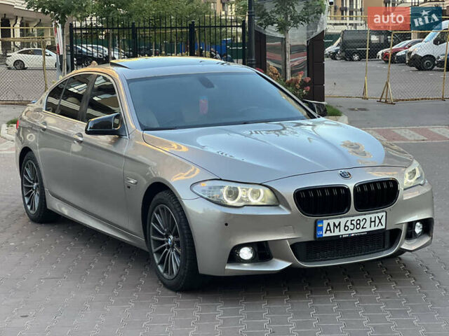 Бежевый БМВ 5 Серия, объемом двигателя 3 л и пробегом 253 тыс. км за 12500 $, фото 3 на Automoto.ua