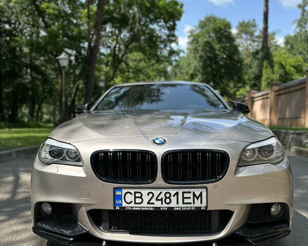 Бежевый БМВ 5 Серия, объемом двигателя 2 л и пробегом 183 тыс. км за 14999 $, фото 4 на Automoto.ua