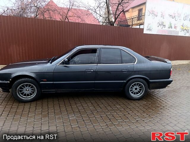 Черный БМВ 5 Серия, объемом двигателя 2.5 л и пробегом 270 тыс. км за 3200 $, фото 1 на Automoto.ua