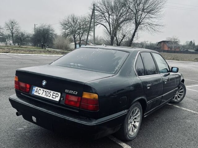 Черный БМВ 5 Серия, объемом двигателя 2 л и пробегом 450 тыс. км за 1420 $, фото 6 на Automoto.ua