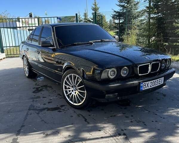 Черный БМВ 5 Серия, объемом двигателя 2.5 л и пробегом 430 тыс. км за 3500 $, фото 1 на Automoto.ua