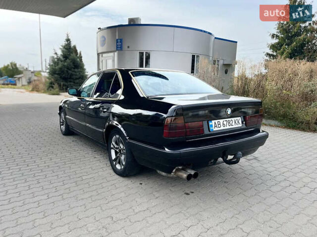Черный БМВ 5 Серия, объемом двигателя 2.5 л и пробегом 350 тыс. км за 2350 $, фото 5 на Automoto.ua
