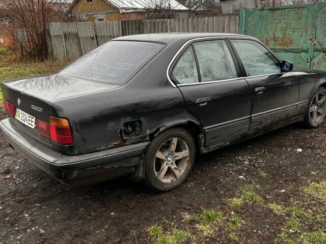 Черный БМВ 5 Серия, объемом двигателя 2 л и пробегом 352 тыс. км за 1600 $, фото 3 на Automoto.ua