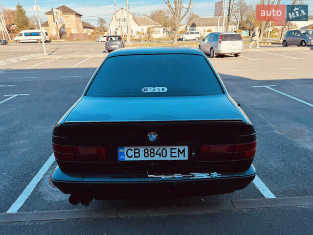 Черный БМВ 5 Серия, объемом двигателя 2 л и пробегом 350 тыс. км за 3450 $, фото 6 на Automoto.ua