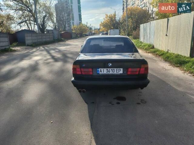 Черный БМВ 5 Серия, объемом двигателя 2.5 л и пробегом 360 тыс. км за 2700 $, фото 1 на Automoto.ua