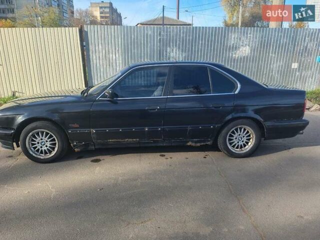 Черный БМВ 5 Серия, объемом двигателя 2.5 л и пробегом 360 тыс. км за 2700 $, фото 2 на Automoto.ua