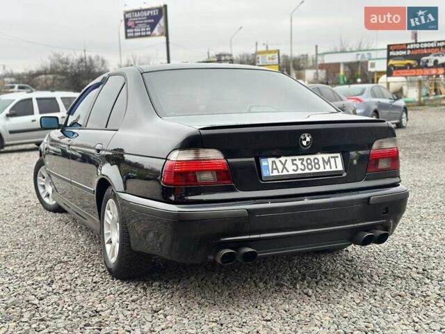 Черный БМВ 5 Серия, объемом двигателя 2.5 л и пробегом 420 тыс. км за 4300 $, фото 1 на Automoto.ua