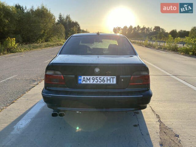 Черный БМВ 5 Серия, объемом двигателя 2 л и пробегом 269 тыс. км за 3299 $, фото 3 на Automoto.ua