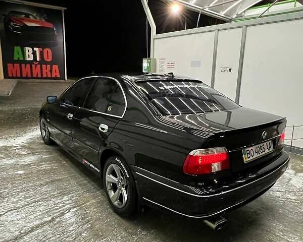 Черный БМВ 5 Серия, объемом двигателя 2 л и пробегом 289 тыс. км за 4300 $, фото 3 на Automoto.ua