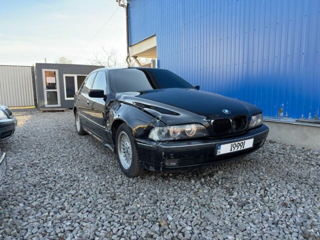 Черный БМВ 5 Серия, объемом двигателя 2.5 л и пробегом 300 тыс. км за 2900 $, фото 2 на Automoto.ua