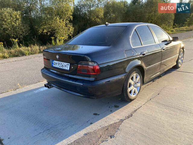 Черный БМВ 5 Серия, объемом двигателя 2 л и пробегом 269 тыс. км за 3299 $, фото 2 на Automoto.ua