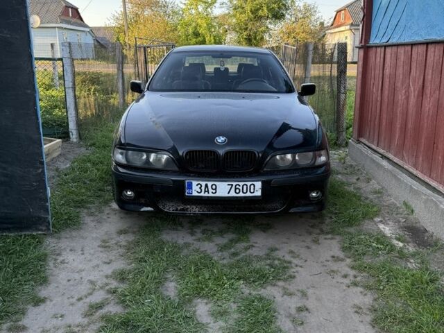 Черный БМВ 5 Серия, объемом двигателя 2.5 л и пробегом 320 тыс. км за 1600 $, фото 5 на Automoto.ua