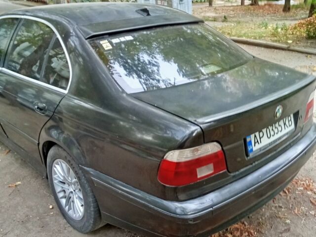 Черный БМВ 5 Серия, объемом двигателя 2.5 л и пробегом 350 тыс. км за 1000 $, фото 2 на Automoto.ua
