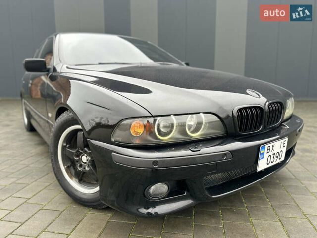 Черный БМВ 5 Серия, объемом двигателя 2.5 л и пробегом 460 тыс. км за 4800 $, фото 1 на Automoto.ua