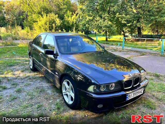 Чорний БМВ 5 Серія, об'ємом двигуна 2 л та пробігом 350 тис. км за 3200 $, фото 1 на Automoto.ua